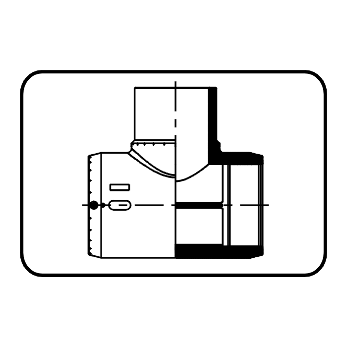 E-Tee PE 100-RC black