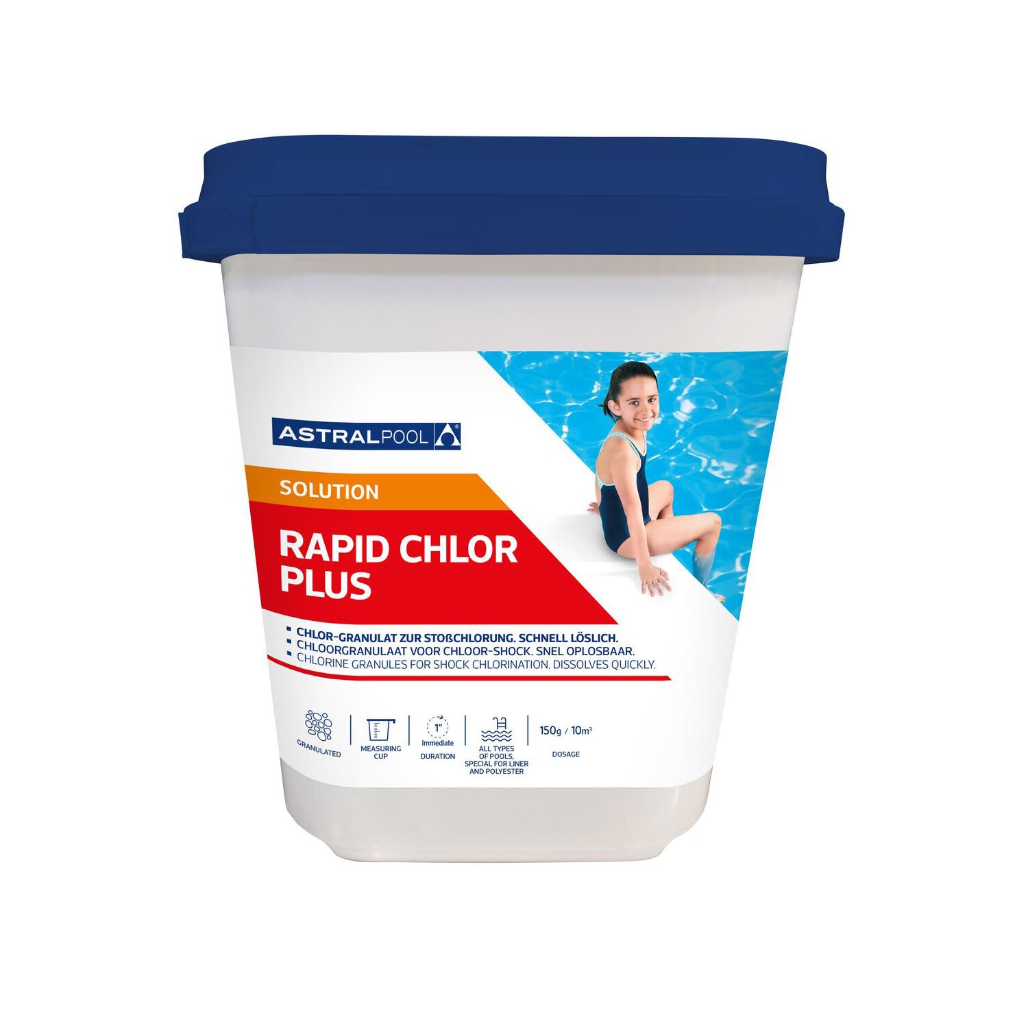 ASTRALPOOL Chlorgranulat Rapid Chlor Plus - ClorShock