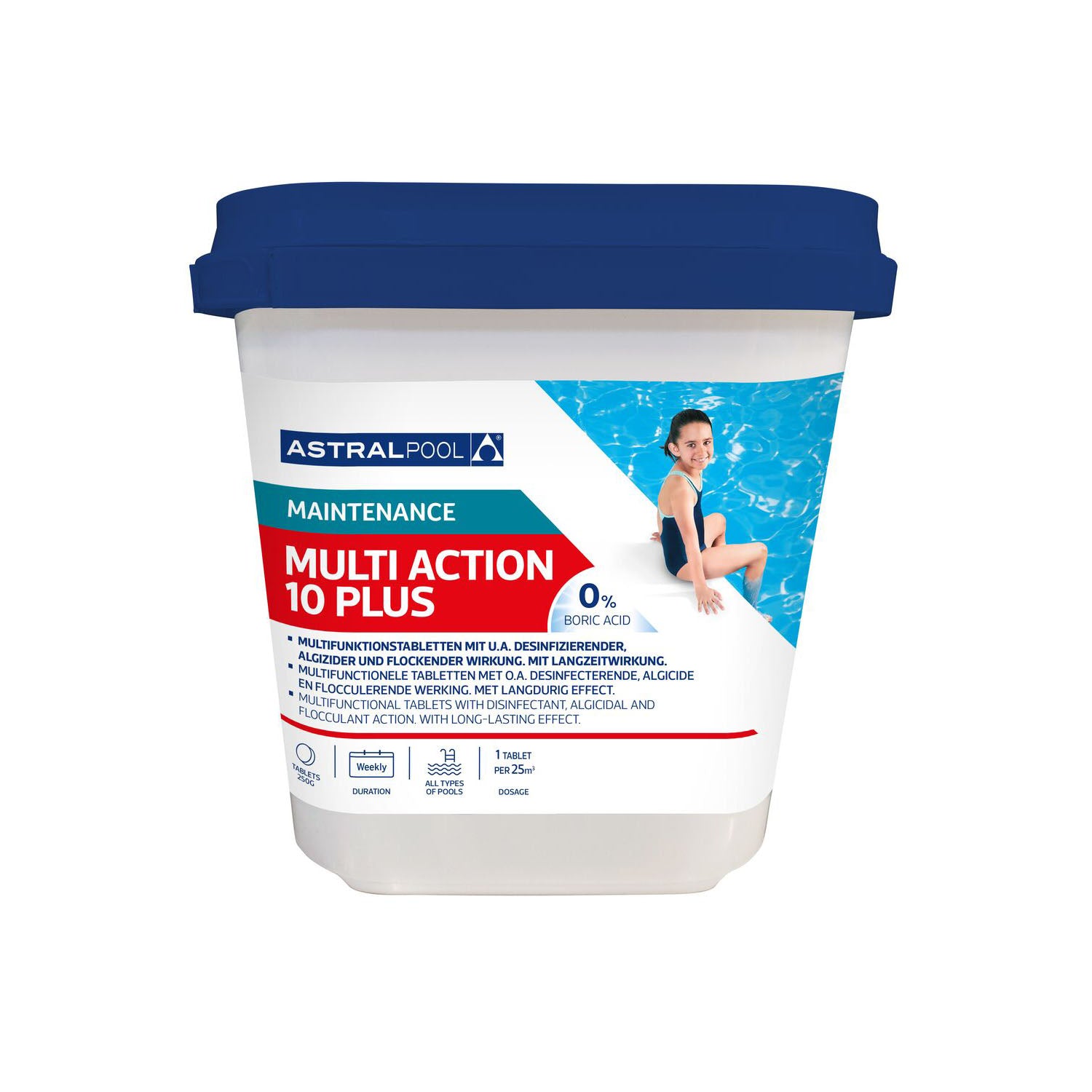 ASTRALPOOL Multi-Action 10 Plus 250g Chlortabletten