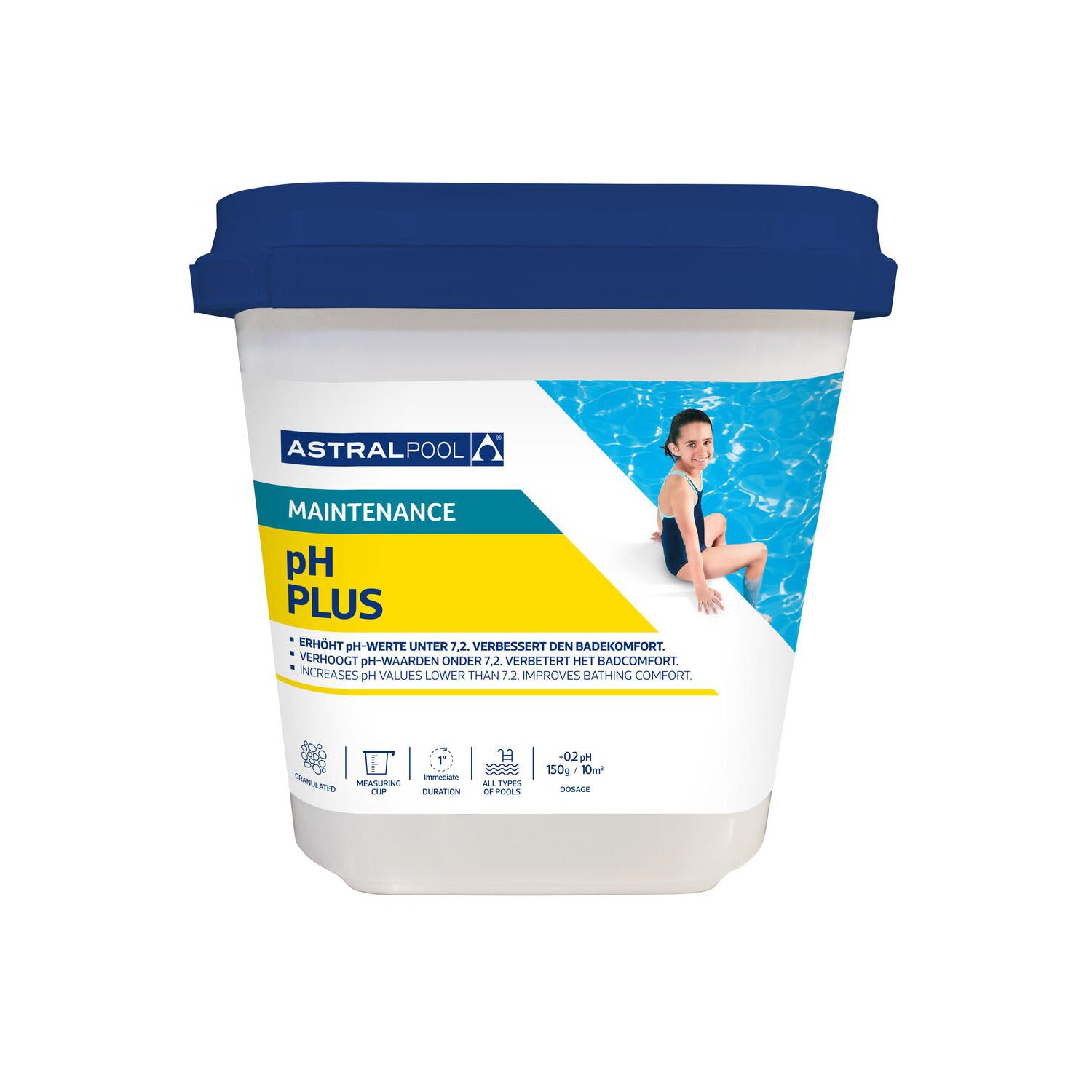 ASTRALPOOL pH Plus Granulat
