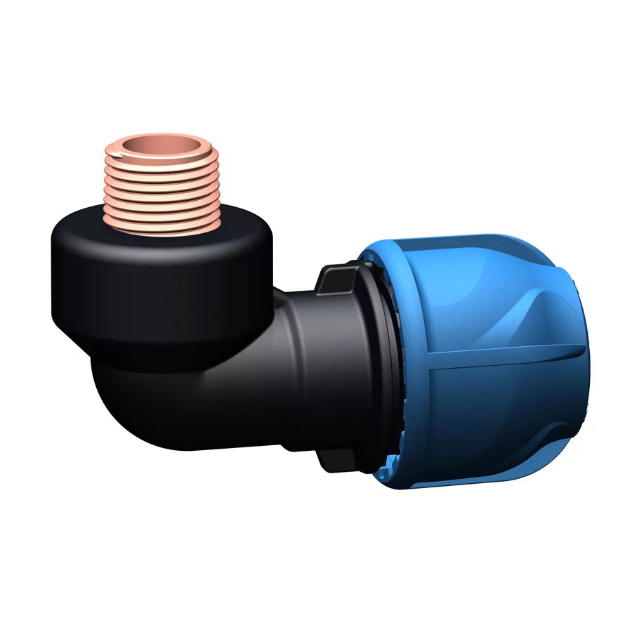 iJOINT metal transition elbow 90° threaded male - Compression Fitting