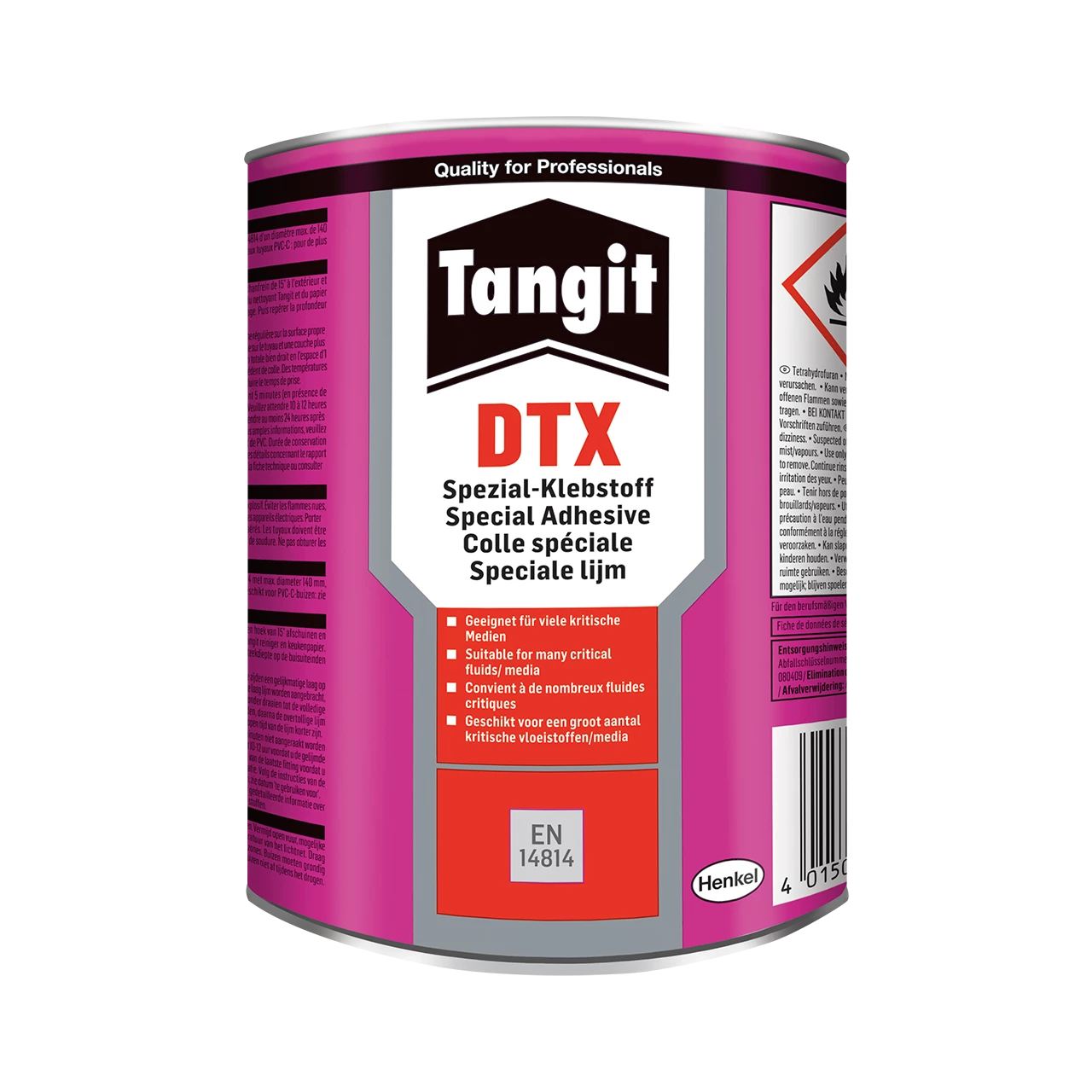 TANGIT PVC-U/C DTX Klebstoff für kritische Medien