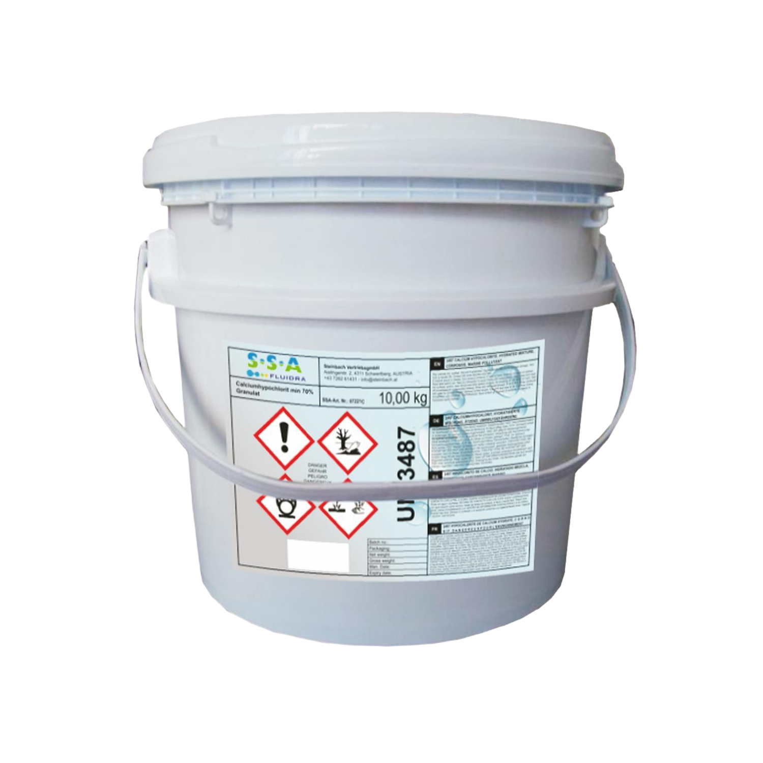 Calciumhypochlorite anorganisches Chlor Granulat Steinbach 10 kg