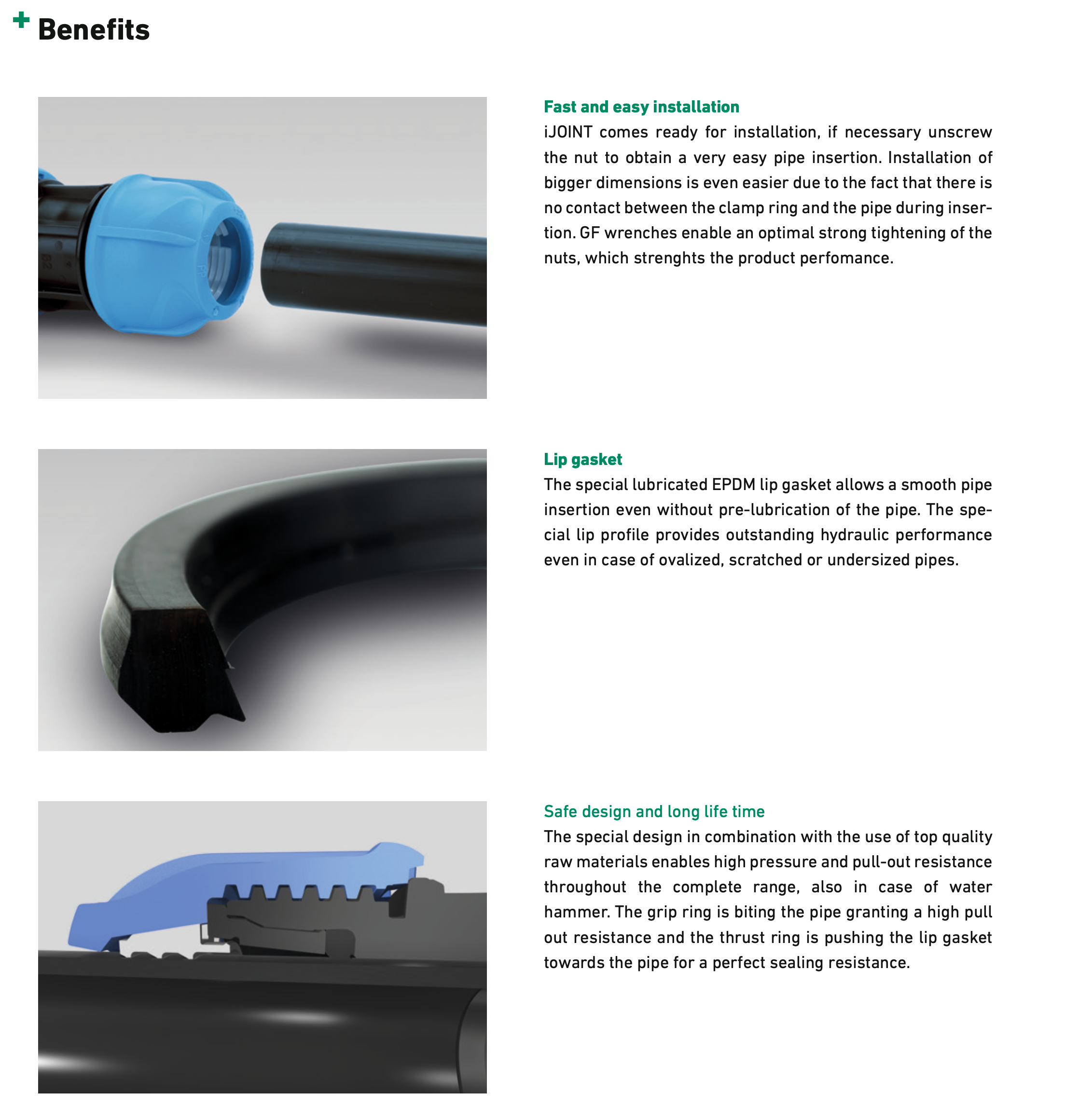 iJOINT End Cap - Compression Fitting