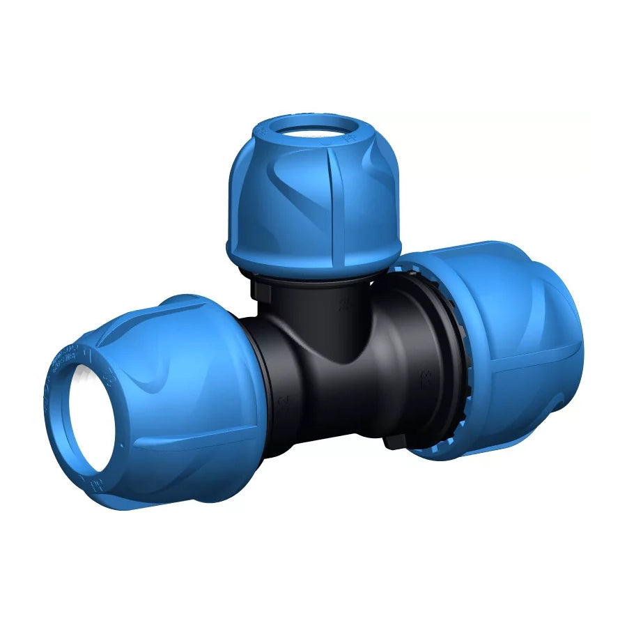 iJOINT 90° Reducing/Increasing Tee - Compression Fitting