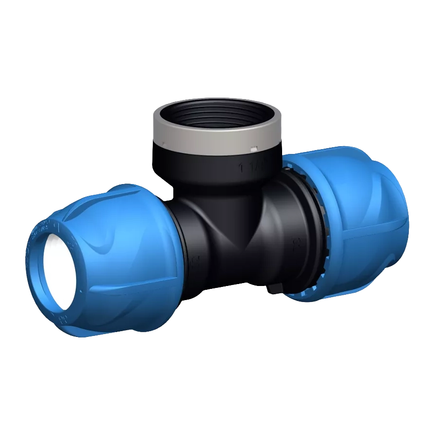 iJOINT 90° threaded off take Tee - Compression Fitting