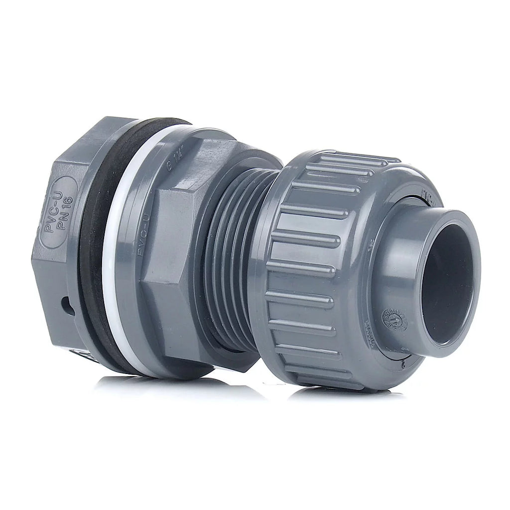 PVC-U VDL Durchführung mit Verschraubung