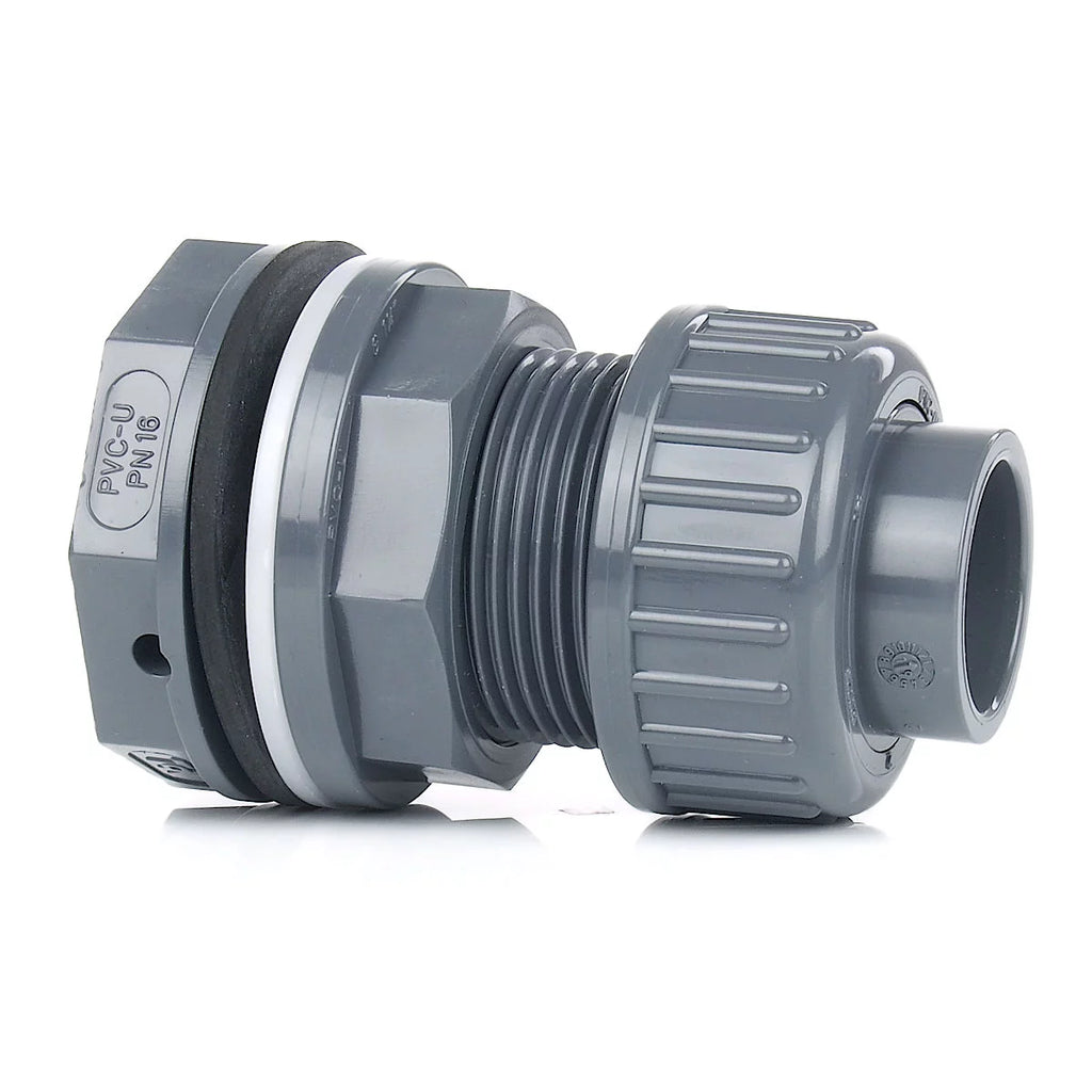 PVC-U VDL Durchführung mit Verschraubung