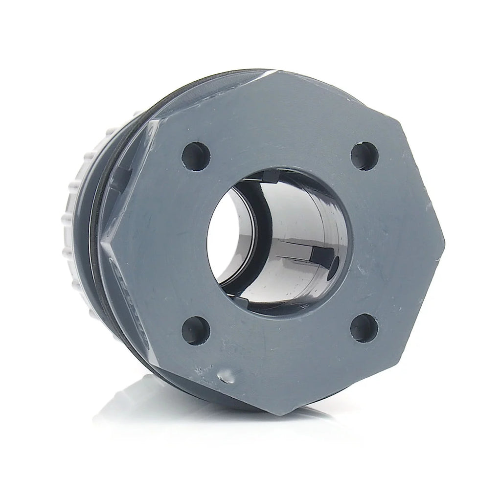 PVC-U VDL Durchführung mit Verschraubung