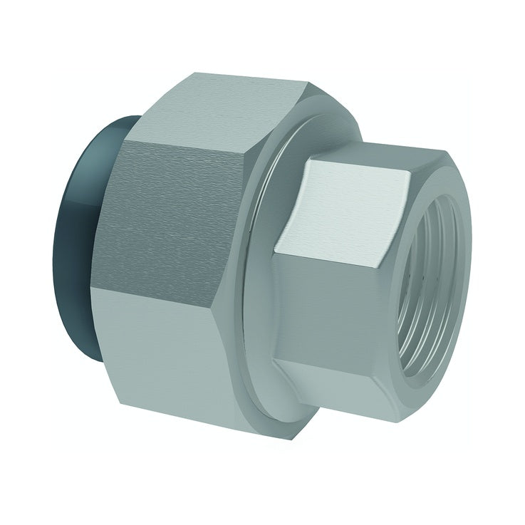 PVC-U GJMW/EPDM Ü-Verschraubung IG zyl